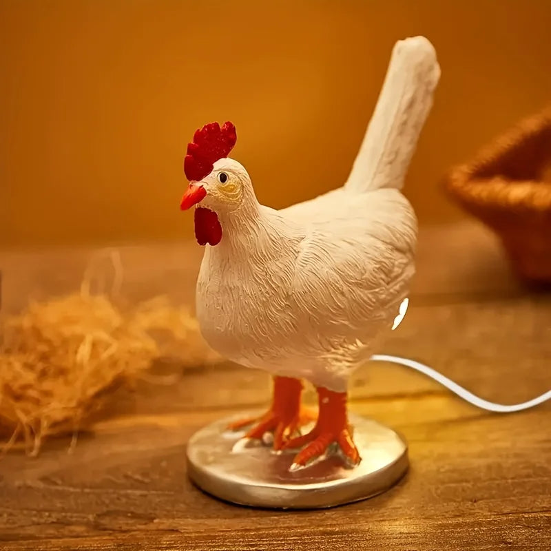 Chicken Or The Egg? Desktop Glow Lamp