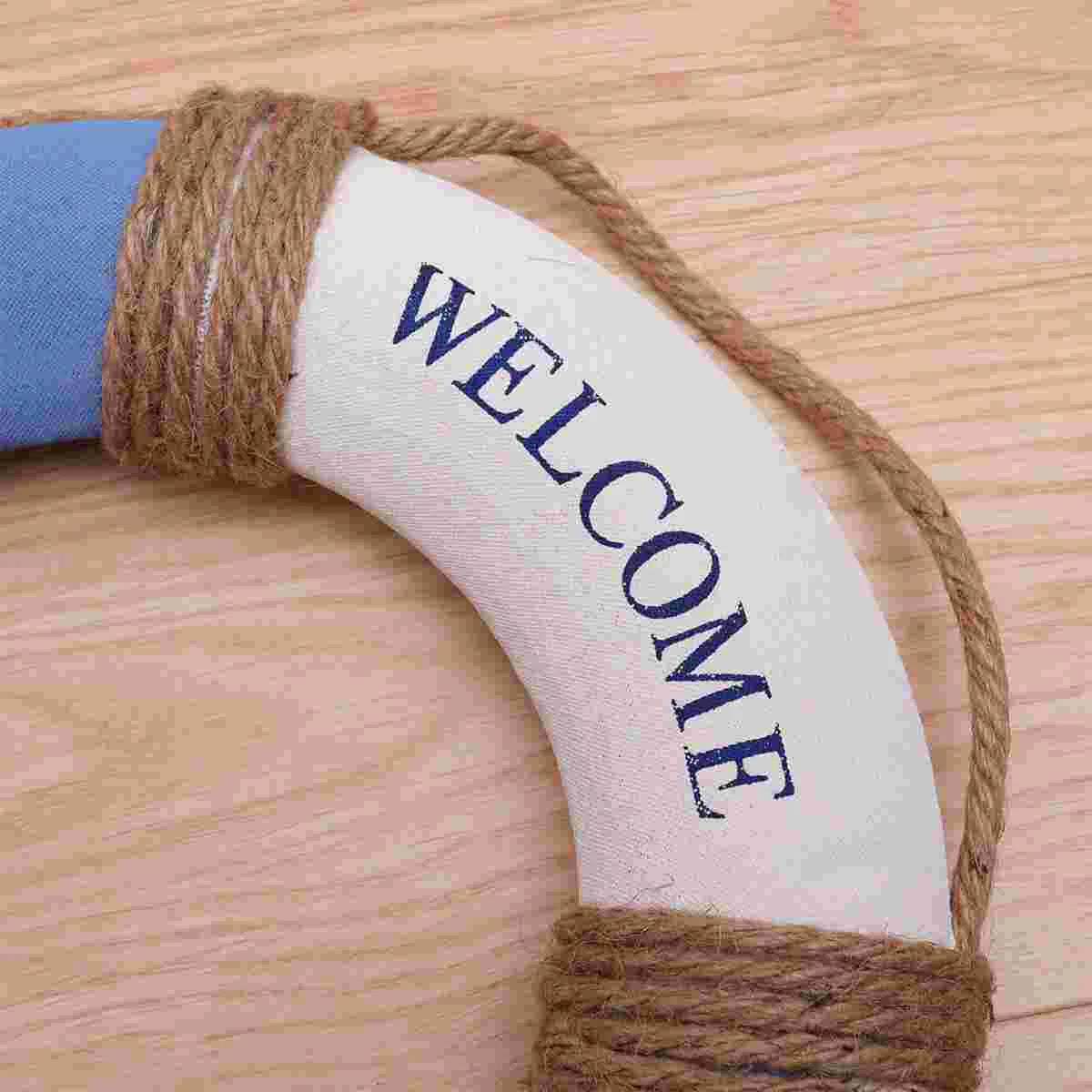 Captain's Welcome Lifebuoy Decor