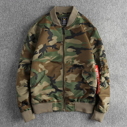 Maverick Camo Flight Bomber Jacket