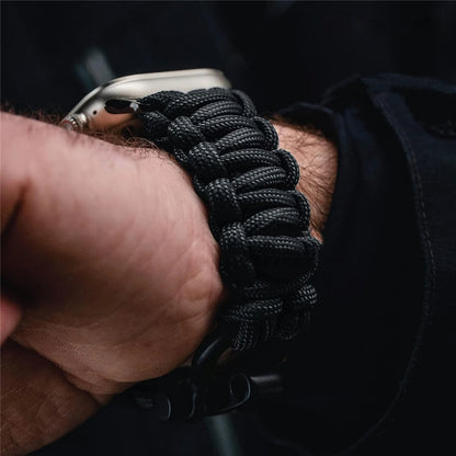 Rugged Timekeeper Paracord Apple Watch Band