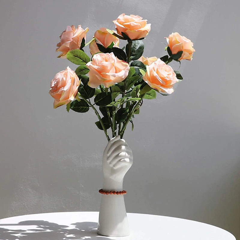 Floral Grace Arm Vase