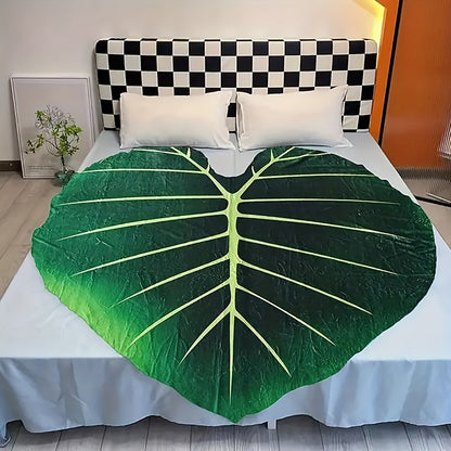 Nature's Embrace Leaf Shaped Blanket