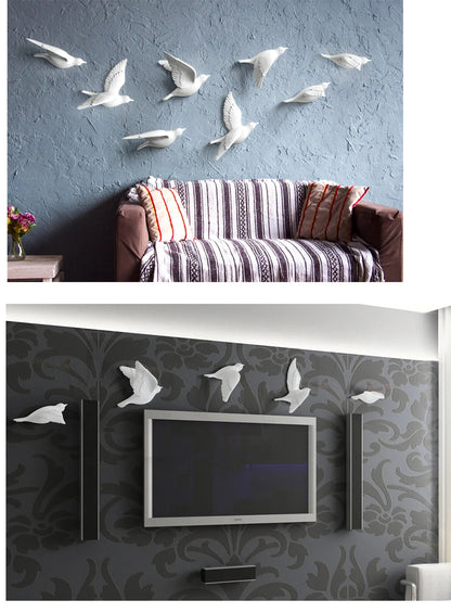 Aviary Dreams Flying Bird Wall Decor