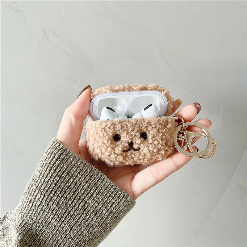 BearPods Fluffy AirPods Case