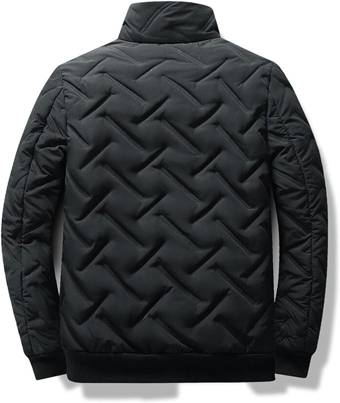 Sleek Summit Quilted Bomber Coat