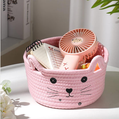 Cute Kitty Storage Baskets