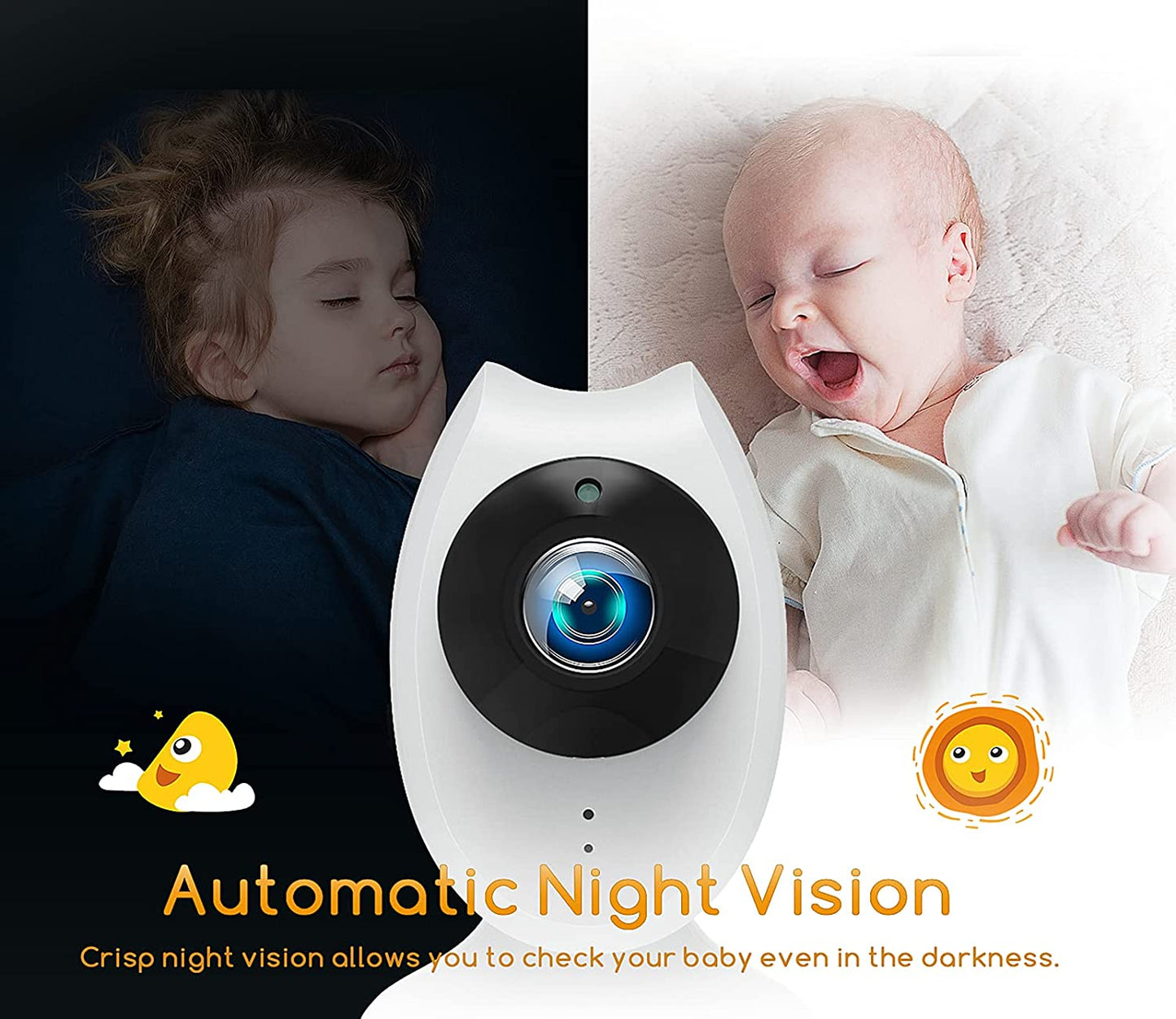 Enlite NightVision 1080p HD Baby Monitor