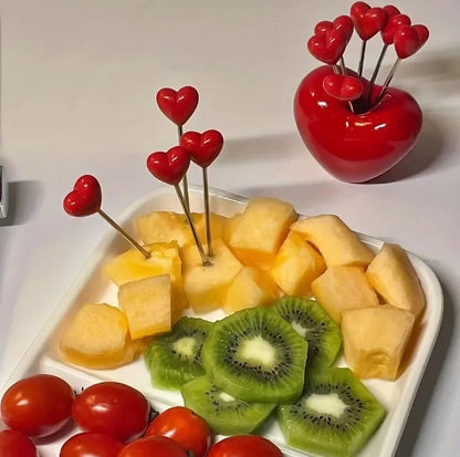 Cupid's Fruit Fork Set