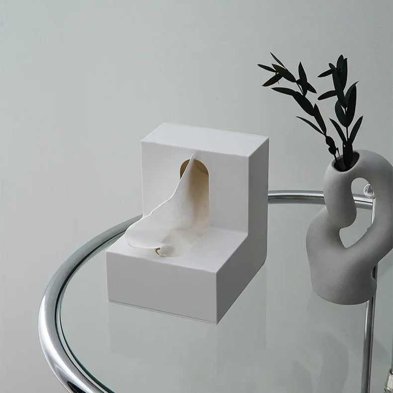 Minimalist Cubism Tissue Dispenser