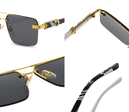 Retro Rimless Sunglasses