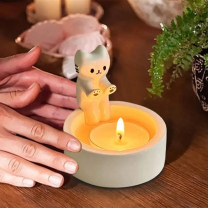 Charming Cat Tealight Holder