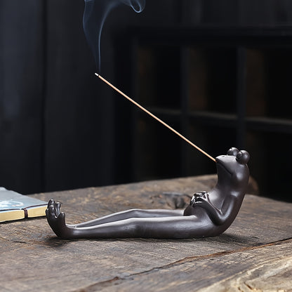 Tranquil Toad Incense Holder