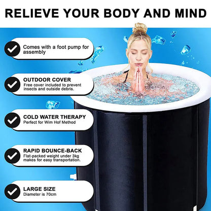 FlexSoak Portable Cold Plunge Ice Bath