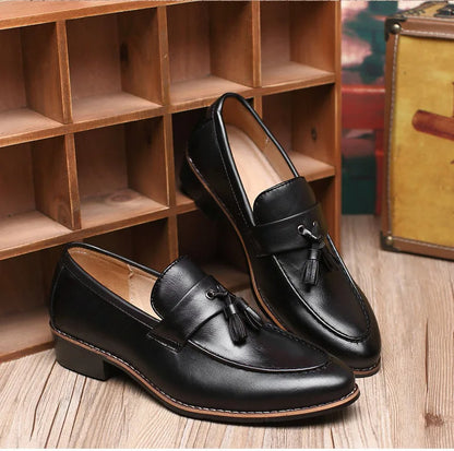 Moccasin Style Tasseled Loafers