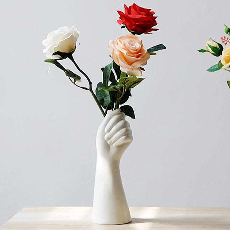 Floral Grace Arm Vase