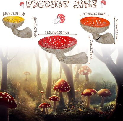 Enchanted Mushroom Wall Shelf