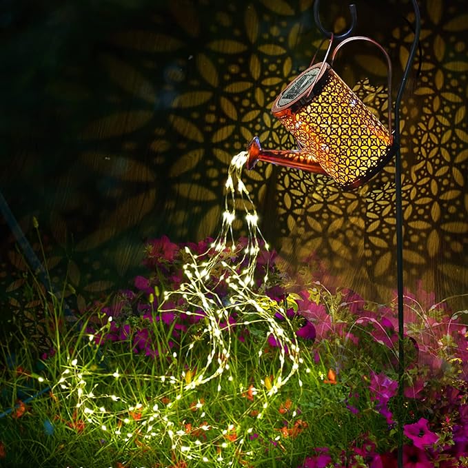 Glowing Garden Solar Cascading Watering Can