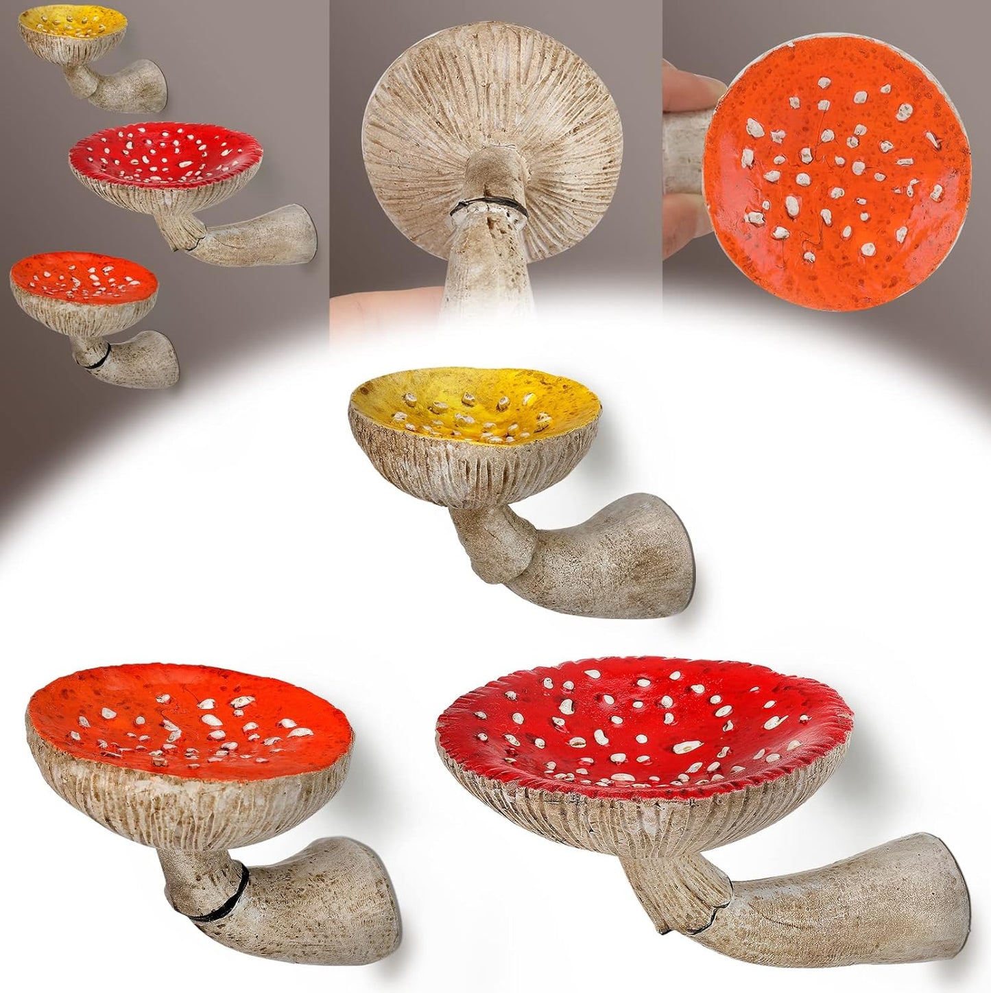 Enchanted Mushroom Wall Shelf