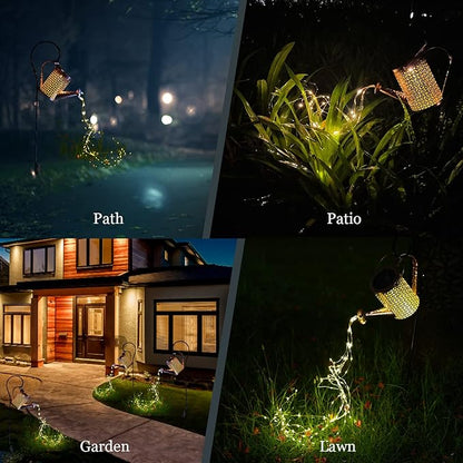 Glowing Garden Solar Cascading Watering Can