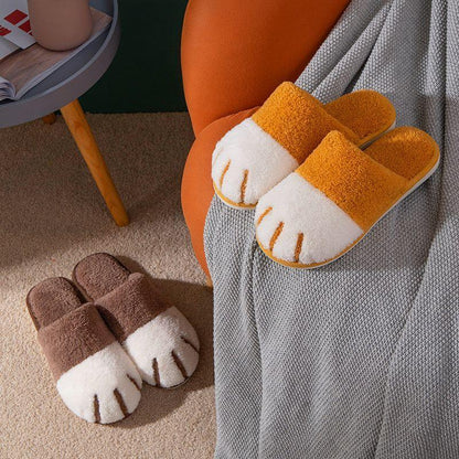 Cozy Cat Paw Slippers