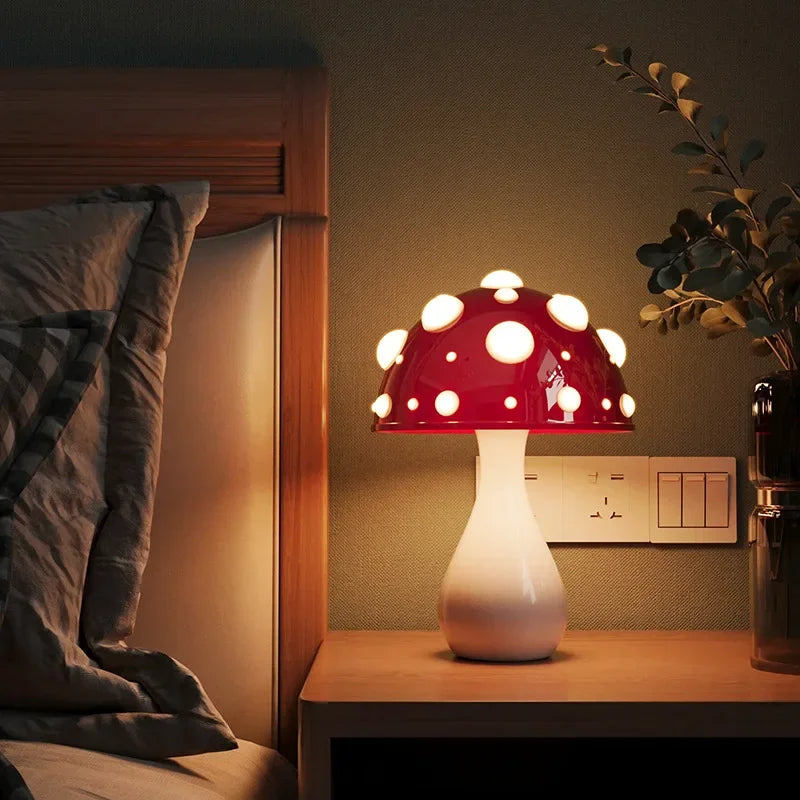 Enchanted Forest Mushroom Lamp