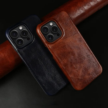 Signature Leather iPhone Shell Case