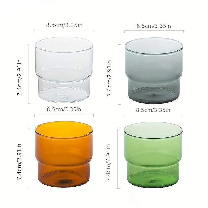 Retro-Spectrum™ Glassware Set of 4