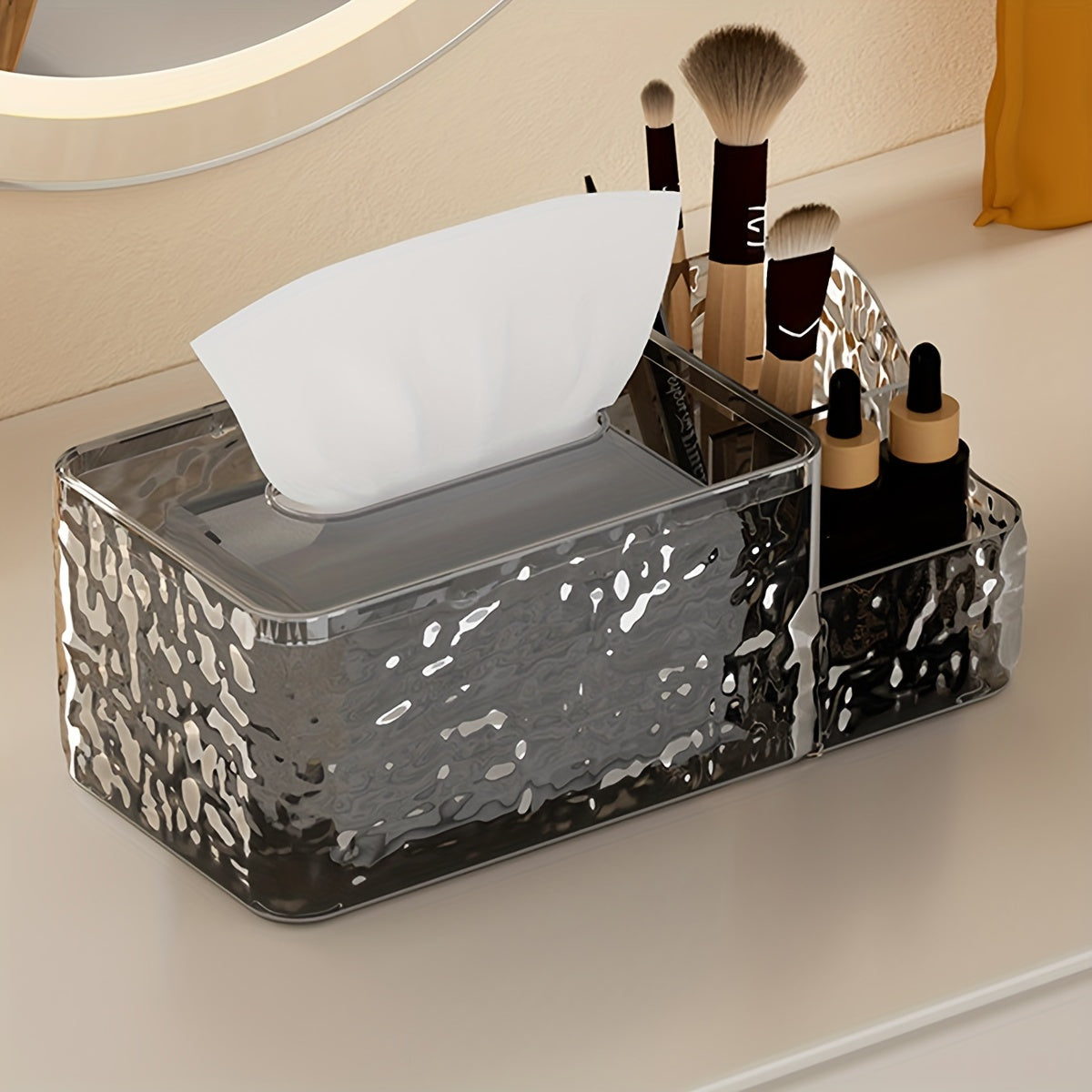 Acrylic Tissue Box & Organizer