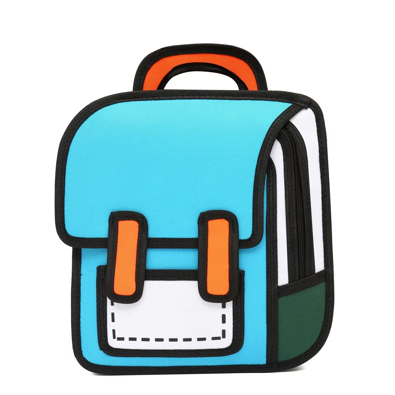 Cartoon Canvas Dimensional Backpack