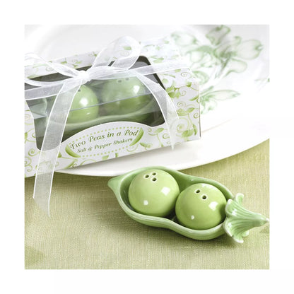 Two Peas In A Pod Salt & Pepper Shaker Set