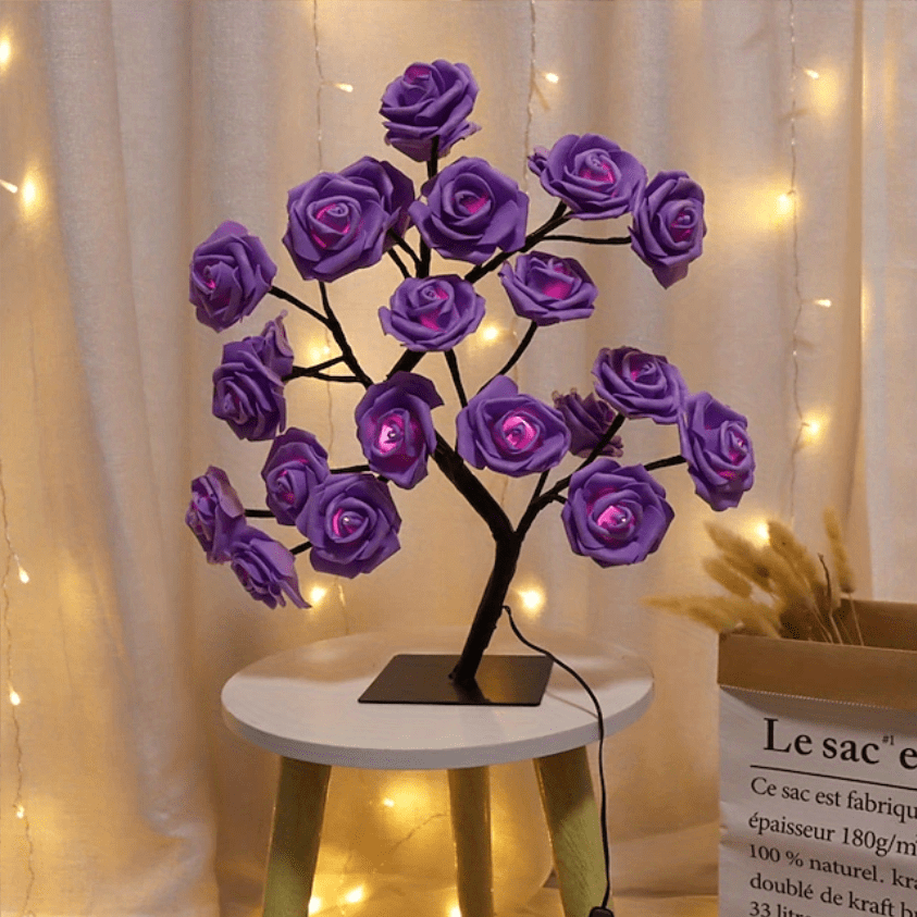 Eternal Bloom Glowing Rose Tree Lamp