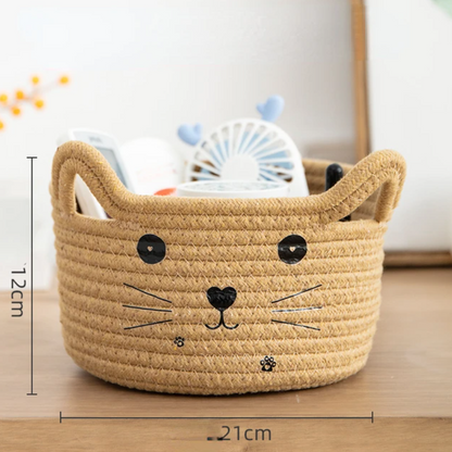 Cute Kitty Storage Baskets