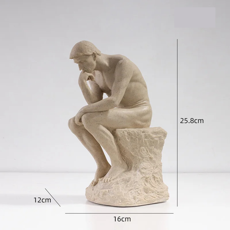 The Thinker Decor Icon Statue