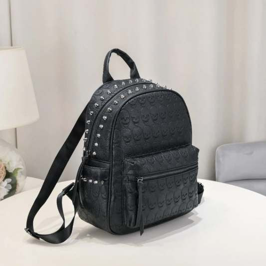 Skullborn Studded Backpack