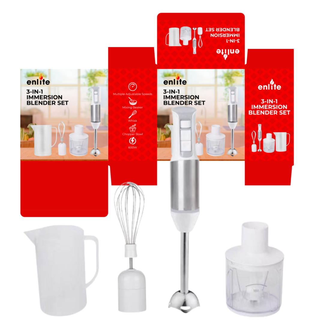 Enlite 4-in-1 Immersion Blender Set