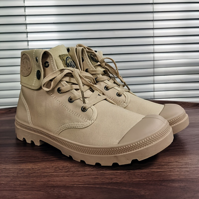 Canvas Regal Lightweight Cuffed Boots