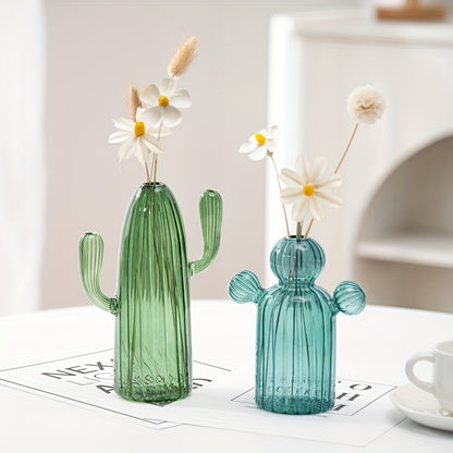 Desert Mirage Glass Cacti Vase