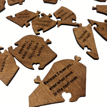 Reasons Why I Love You: 20-Piece Wooden Puzzle