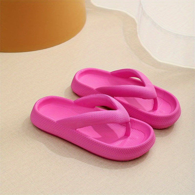 Vibrant Comfort Pillow Flip-Flop Slides