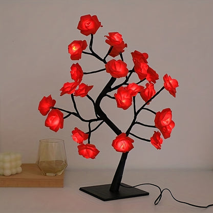 Eternal Bloom Glowing Rose Tree Lamp