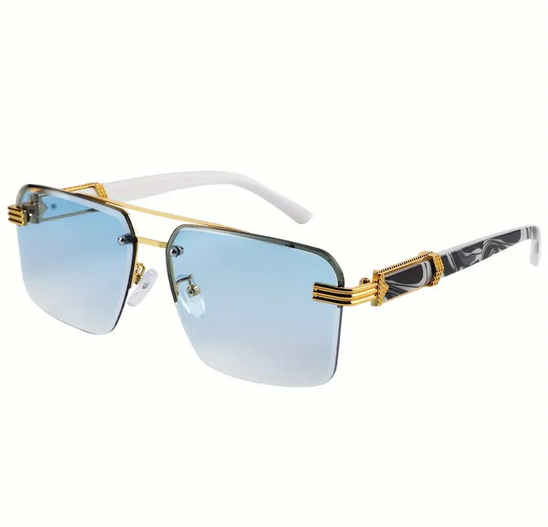 Retro Rimless Sunglasses