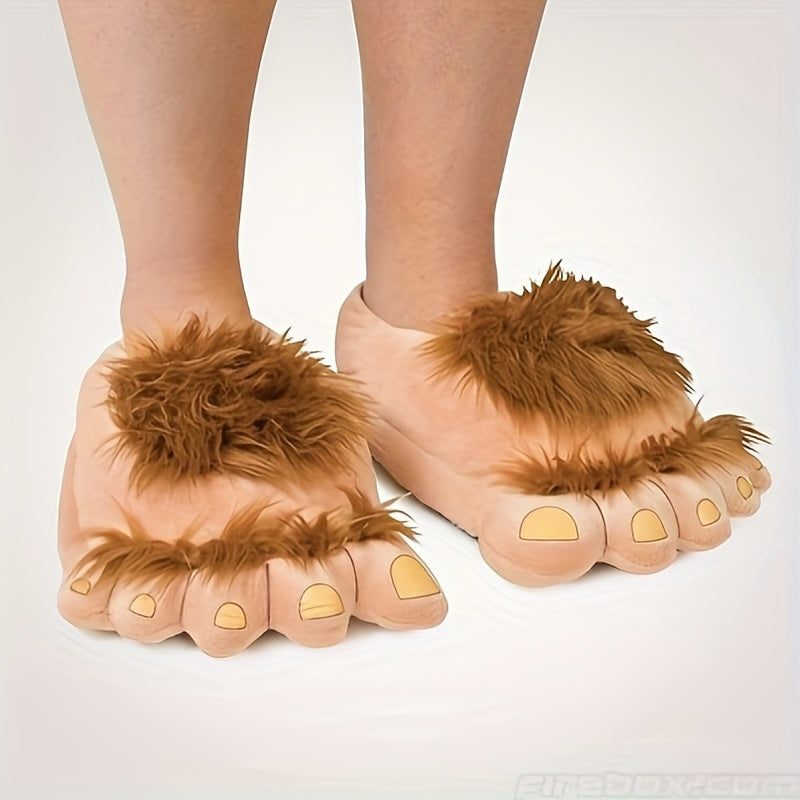 Sasquatch Plush Bigfoot Slippers