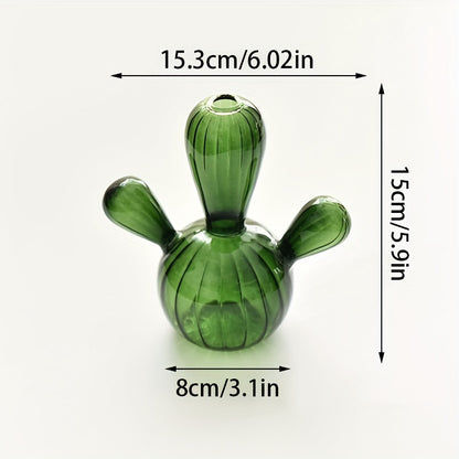 Desert Mirage Glass Cacti Vase