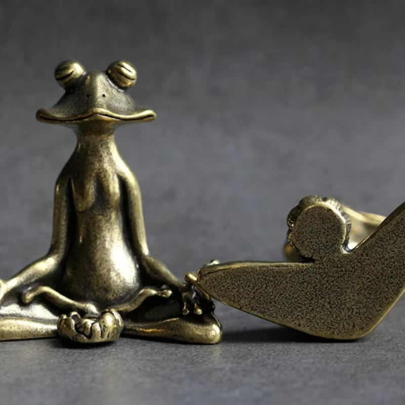 Frog of Reflection Incense Stand