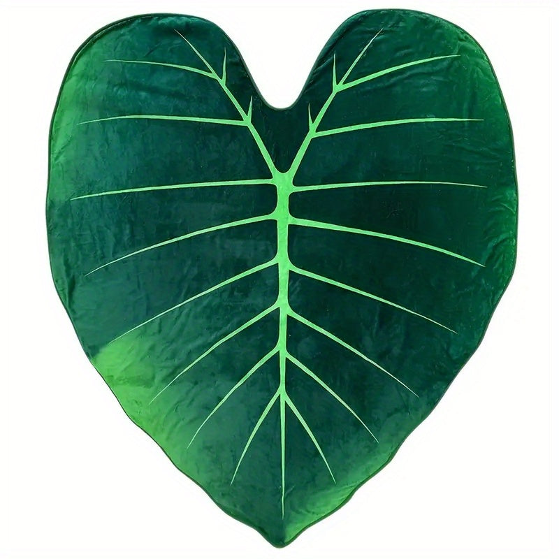 Nature's Embrace Leaf Shaped Blanket