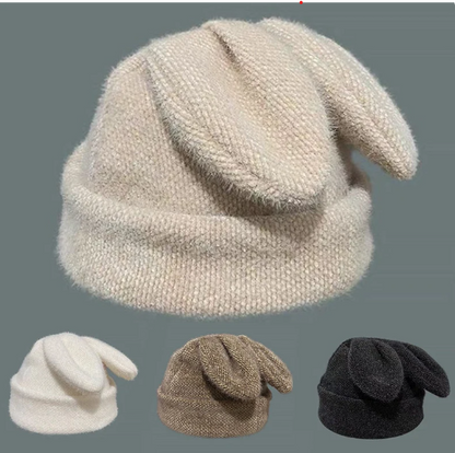 Woolly Bunny Ear Beanie