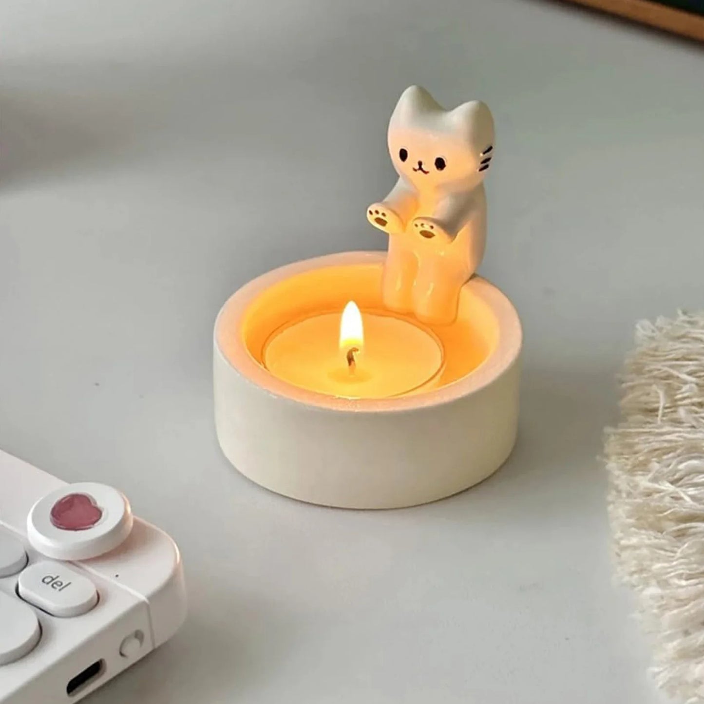 Charming Cat Tealight Holder