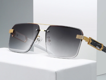 Retro Rimless Sunglasses