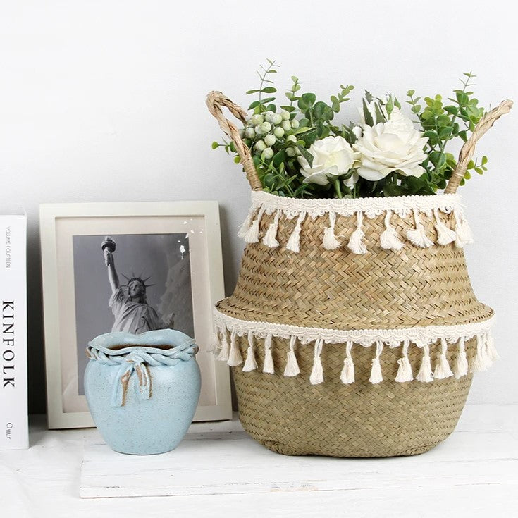 Handwoven Wicker Basket