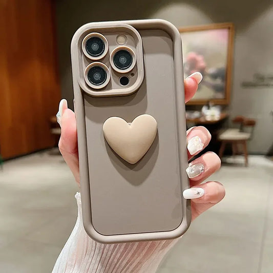 3D iPhone Heart Case